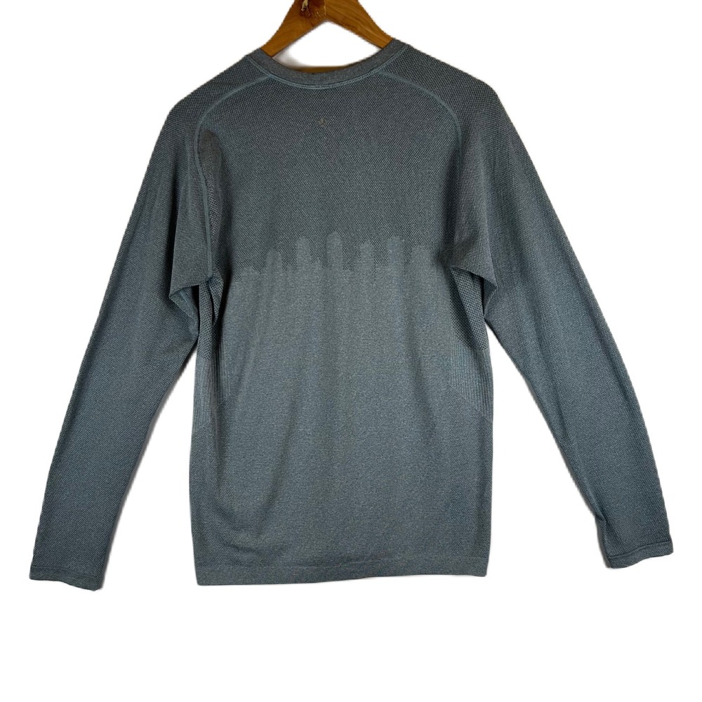 Lululemon‎ Men's Metal Vent Tech City Skyline Long Sleeve Shirt Size M - Picture 2 of 11